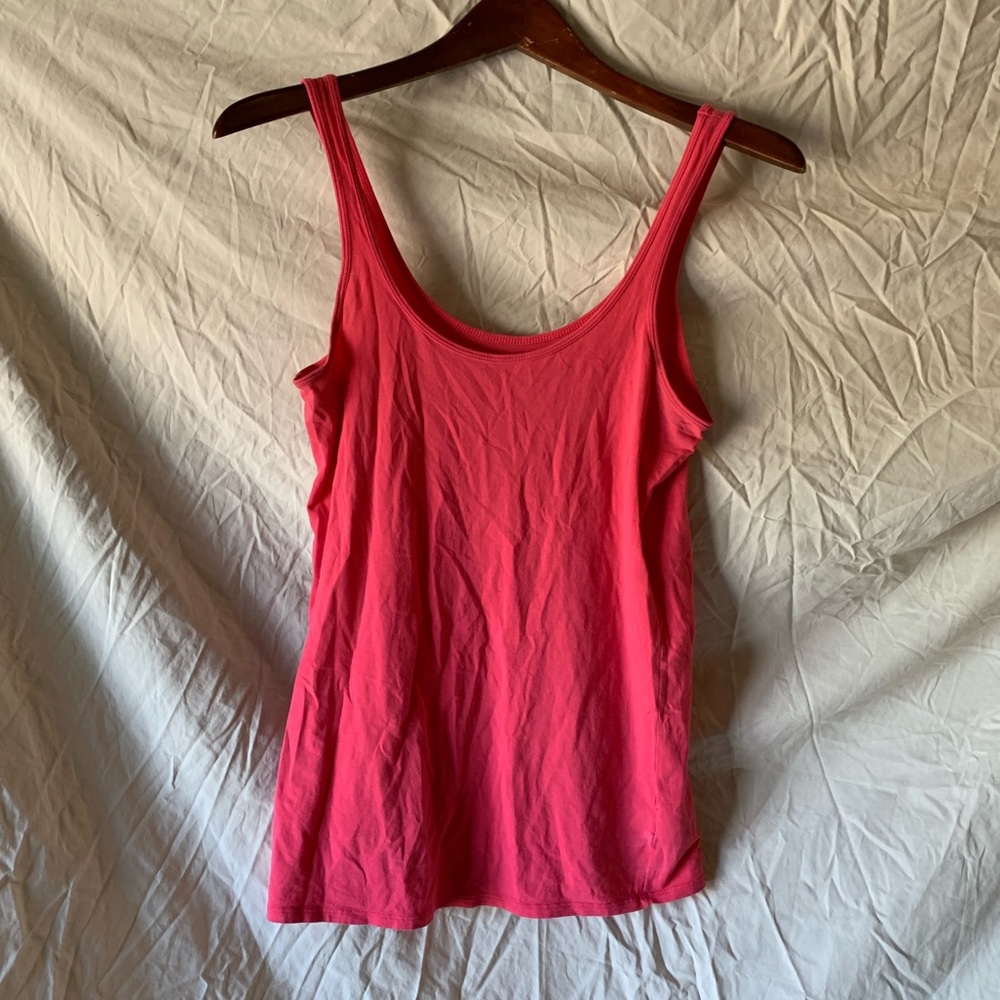 Lilly Pulitzer hot pink tabby tank